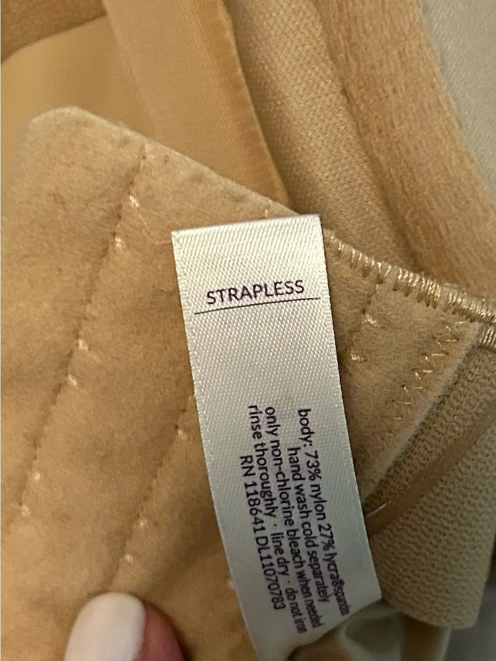 Cacique strapless underwire